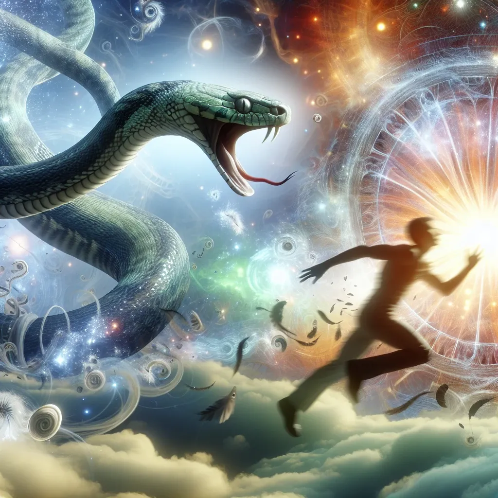 Exploring the Mystical Journey: The Spiritual Significance of Being Chased by a Snake in Dreams