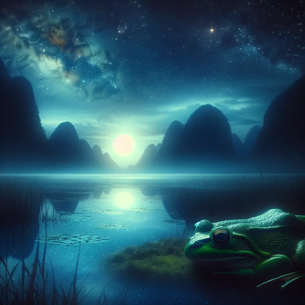 Exploring the Symbolic Depths: A Frog in the Realm of Dreams
