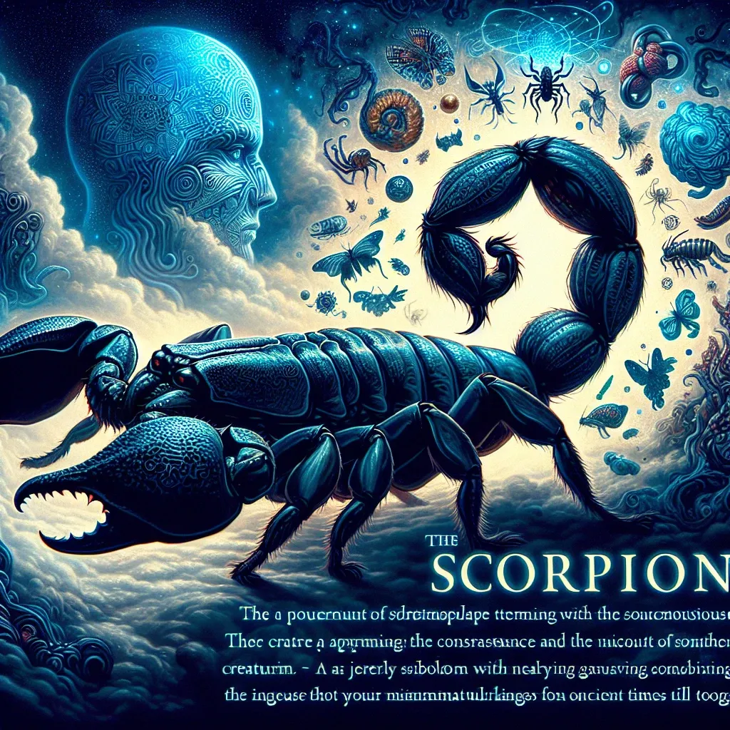 Embark on a journey through the subconscious with the enigmatic scorpion as your guide.