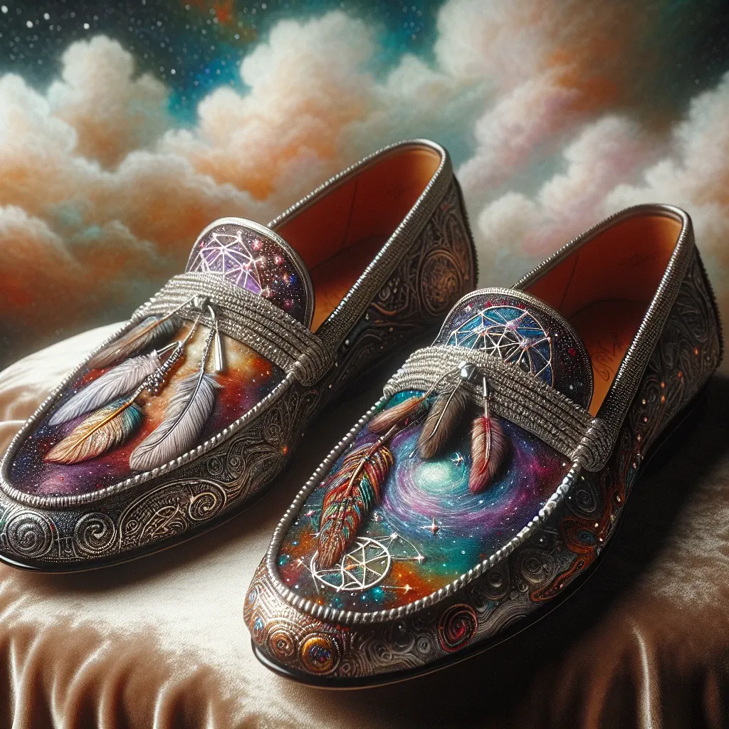 Shoes as a symbol of dreams and spirituality.