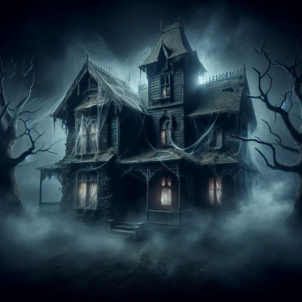 Dreaming of a haunted house can evoke feelings of fear and unease, reflecting hidden emotions and fears in the subconscious mind.