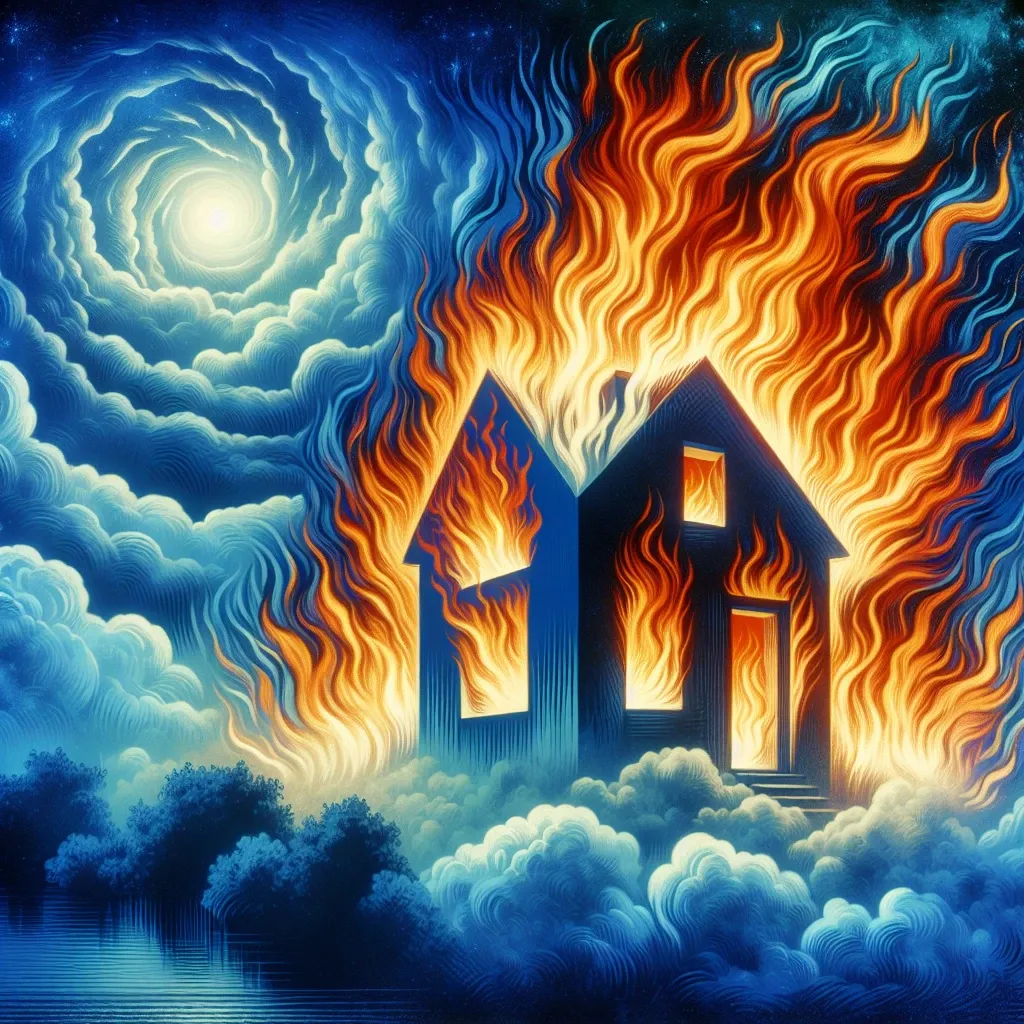 House on fire - A common dream symbol with profound meaning