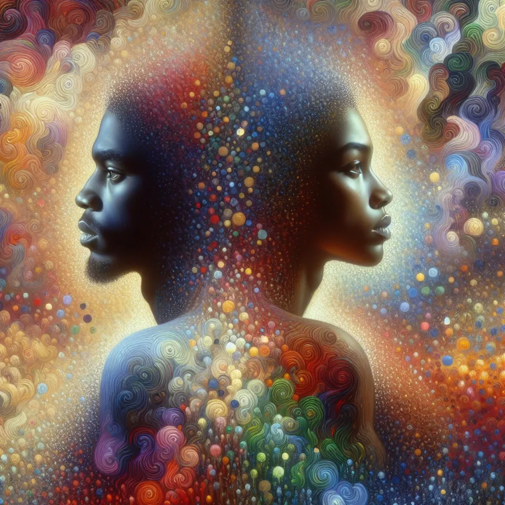 Illustration of twins in a dream