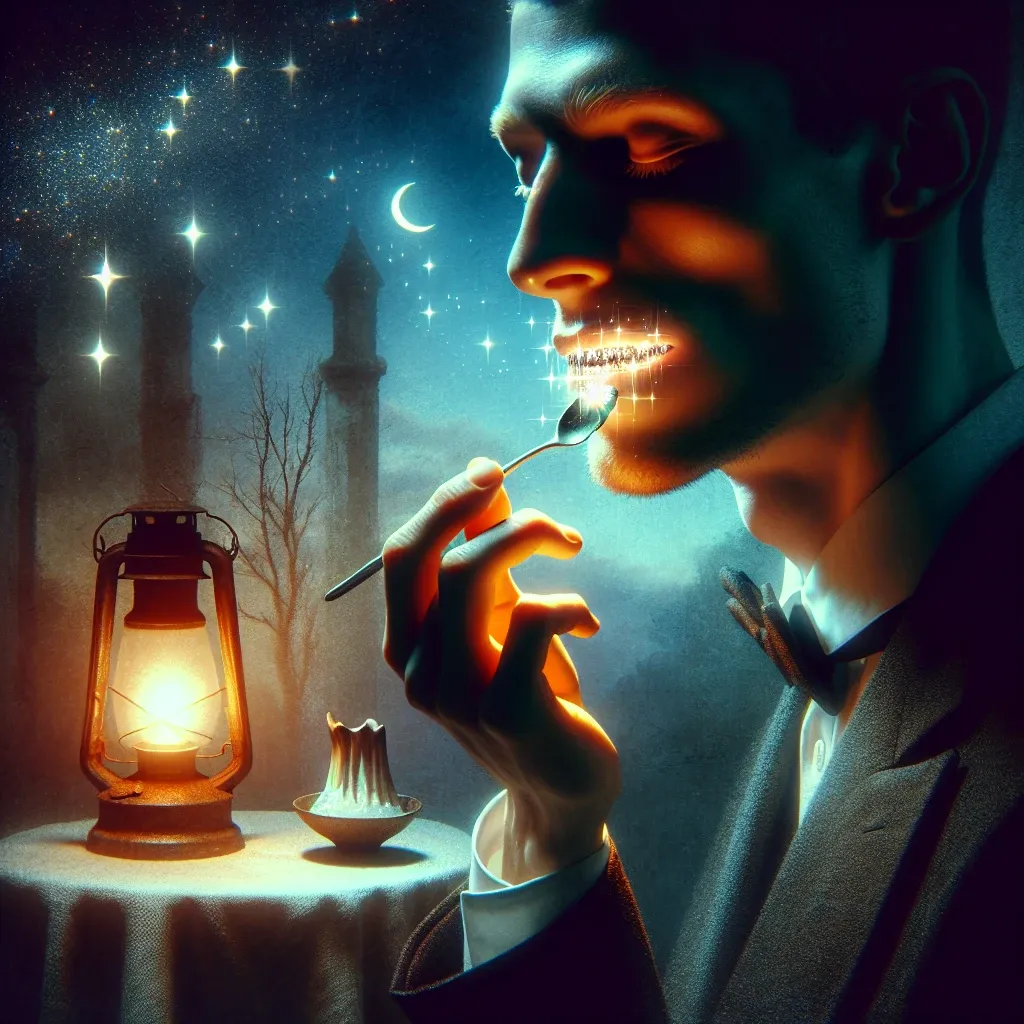 Illustration of a person pulling their own teeth out in a dream